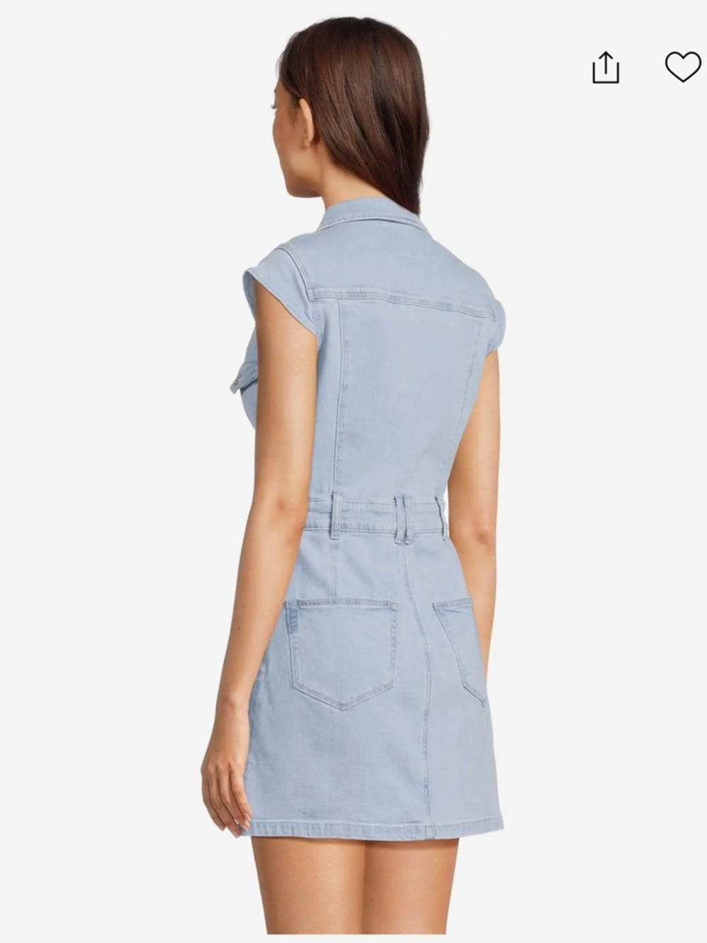 NWT Paige Jaxsyn Denim Dress Jolene Pocket Tayla - Picture 4 of 9